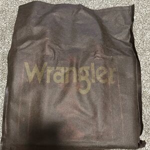 Wrangler Dark Brown and Teal Tote Bag